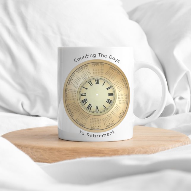 2026 Retirement Counting The Days Coffee Tea Mug (Creator Uploaded)