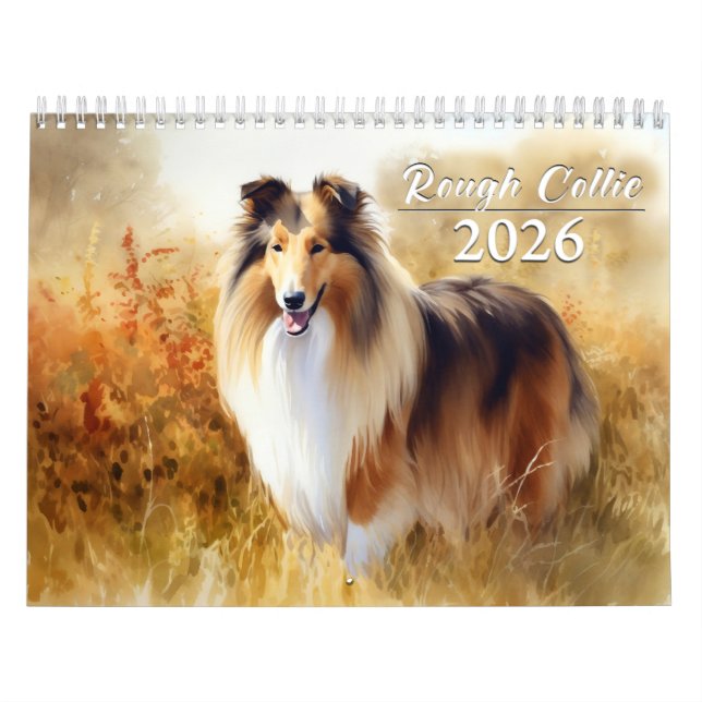 2026 Rough Collies Calendar (Cover)