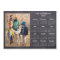 2026 Rustic Custom Photo Calendar Magnet Card