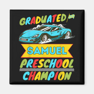 2026 Samuel Personalised Last Day Of Preschool Gra Magnet