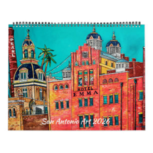 2026 San Antonio Artist Series Calendar