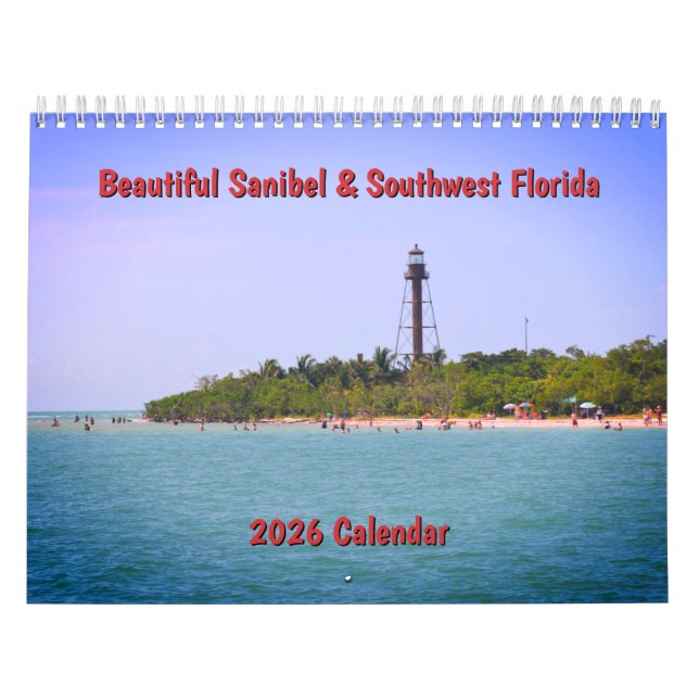 2026 Sanibel & Southwest Florida Wall Calendar (Cover)