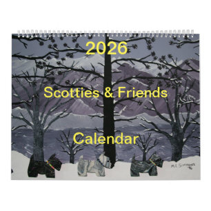 2026 Scotties and Friends Calendar