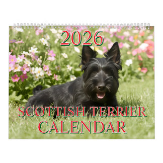2026 SCOTTISH TERRIER CALENDAR