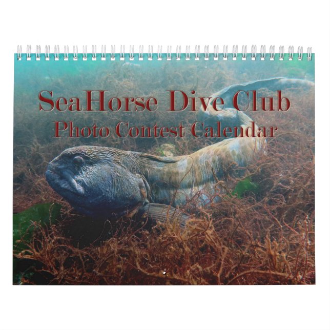 2026 SeaHorse Dive Club Photo Contest Calendar (Cover)