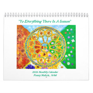 2026 Seasonal Monthly Calendar