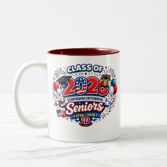 2026 Semi-quincentennial Graduation mug (Left)