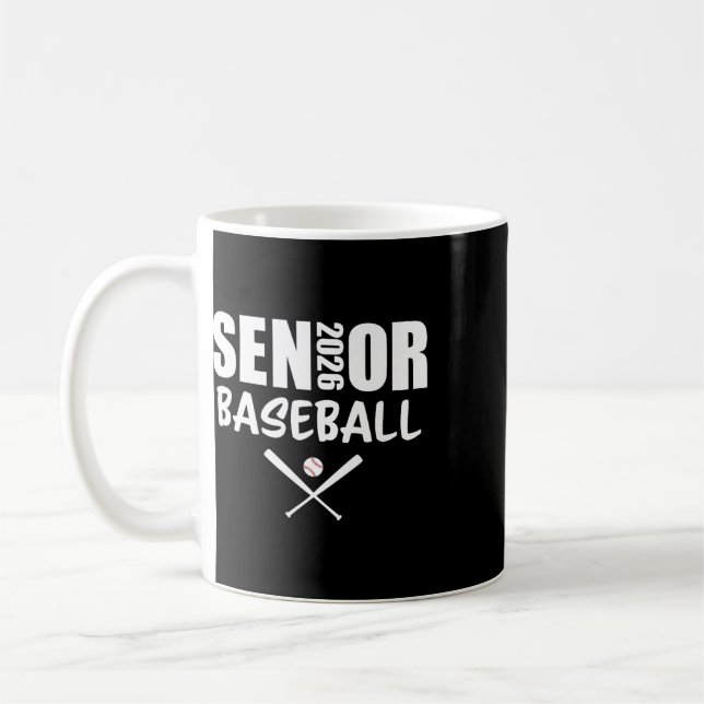 2026 Senior Baseball Player Cl Of 2026  Coffee Mug (Left)