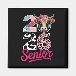 2026 Senior Cow Lovers Graduation Funny Cl Shirt F Magnet