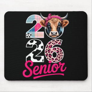 2026 Senior Cow Lovers Graduation Funny Cl Shirt F Mouse Pad
