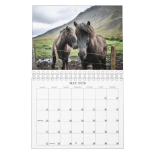 2026 SIMPLE HORSES CALENDAR