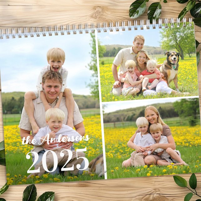 2026 Simple Personalised Photo Collage Monthly  Calendar (Creator Uploaded)