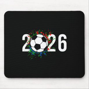 2026 Soccer Play Game Year Players Coaches Fans _1 Mouse Pad