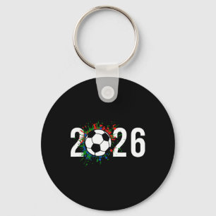 2026 Soccer Play Game Year Players Coaches Fans Key Ring