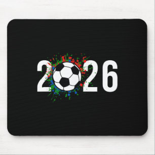 2026 Soccer Play Game Year Players Coaches Fans Mouse Pad