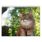 2026 Somali Cat Calendar Featuring Summer Samba