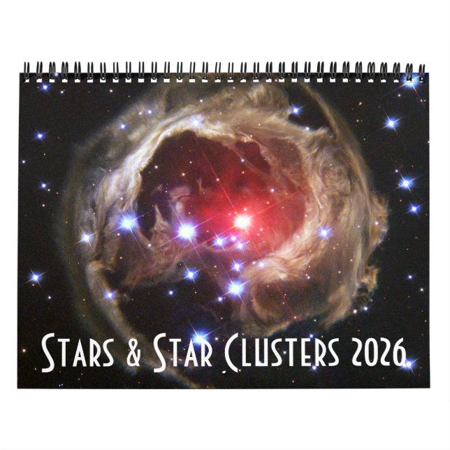 2026 Space Astronomy Star Clusters NASA Universe Calendar (Cover)