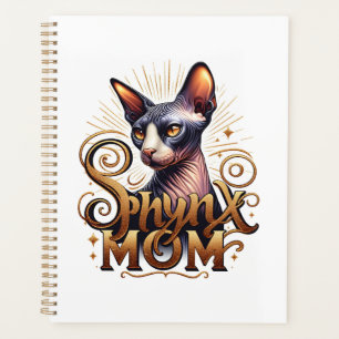 2026 Sphynx Cat Mum Calendar Planner