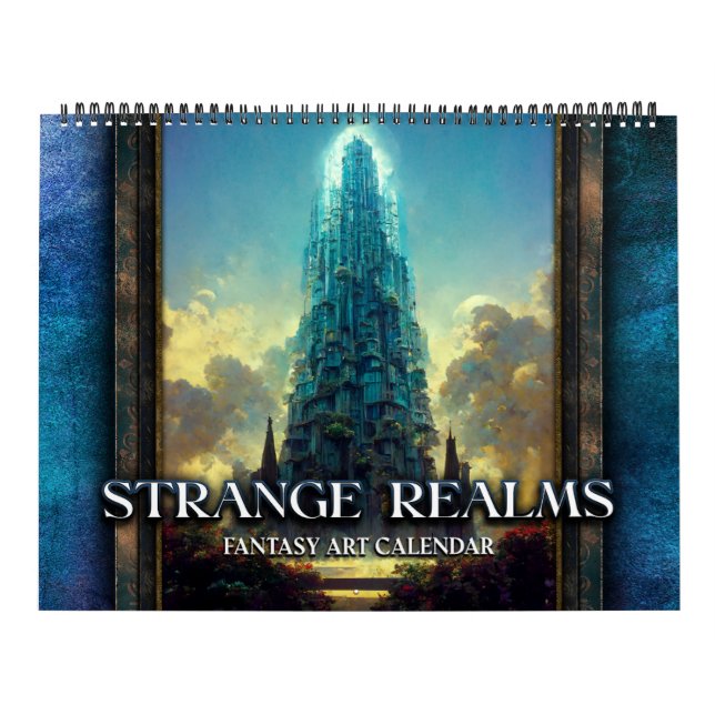 2026 Strange Realms 2 Fantasy Art Calendar (Cover)