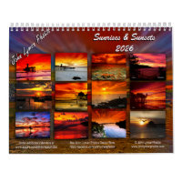 2026 Sunrise & Sunsets Calendar