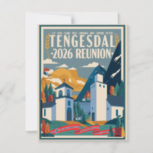 2026 Tengesdal Family Reunion Note Card