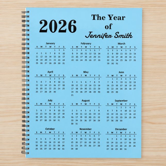 2026 The Year of Custom Name Personalized Planner (Creator Uploaded)