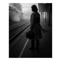 2026 Train Platform Solitude Print  