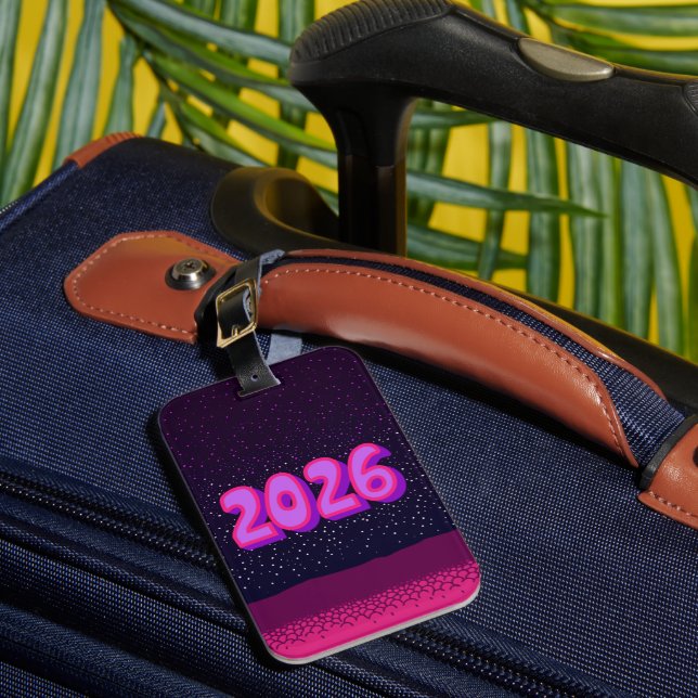 2026 traveling year Luggage Tag (Front Insitu 1)