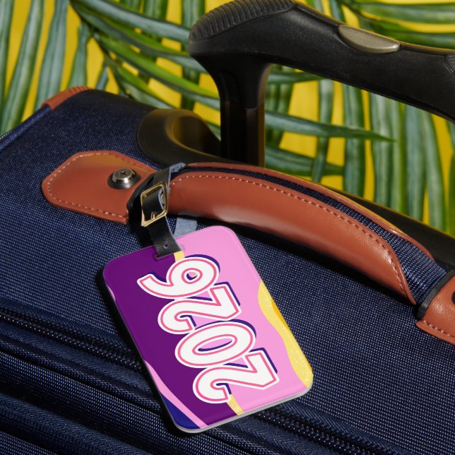2026 traveling year  luggage tag (Front Insitu 1)