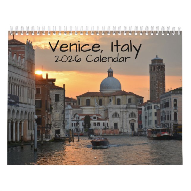 2026 Venice Italy Calendar (Cover)