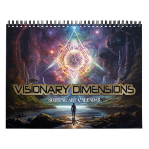 2026 Visionary Dimensions 7 Surreal Art Calendar