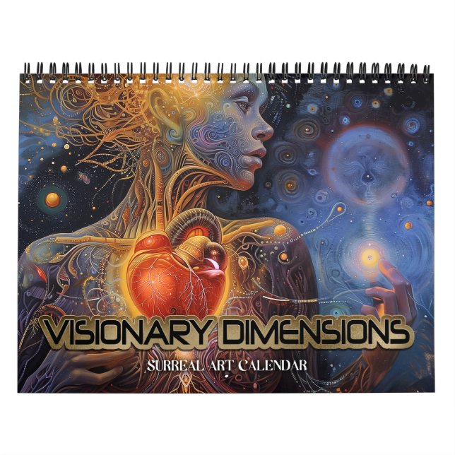 2026 Visionary Dimensions 9 Surreal Art Calendar (Cover)