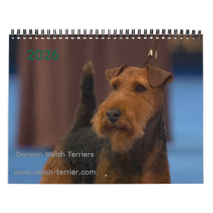 2026 Welsh Terrier Calendar