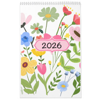 2026 Whimsical Floral Illustrations Calendar