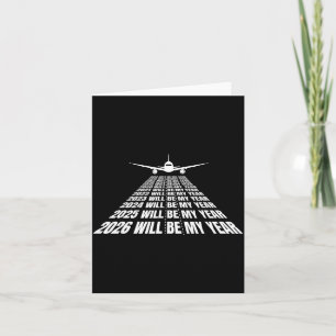 2026 Will Be My Year Funny Humour New Year Motivat Card