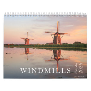 2026 windmills photography in the Netherlands  Calendar