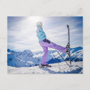 2026 Winter Olympics Womens Snowboarding Halfpipe Holiday Postcard