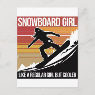 2026 Winter Olympics Womens Snowboarding Halfpipe Holiday Postcard