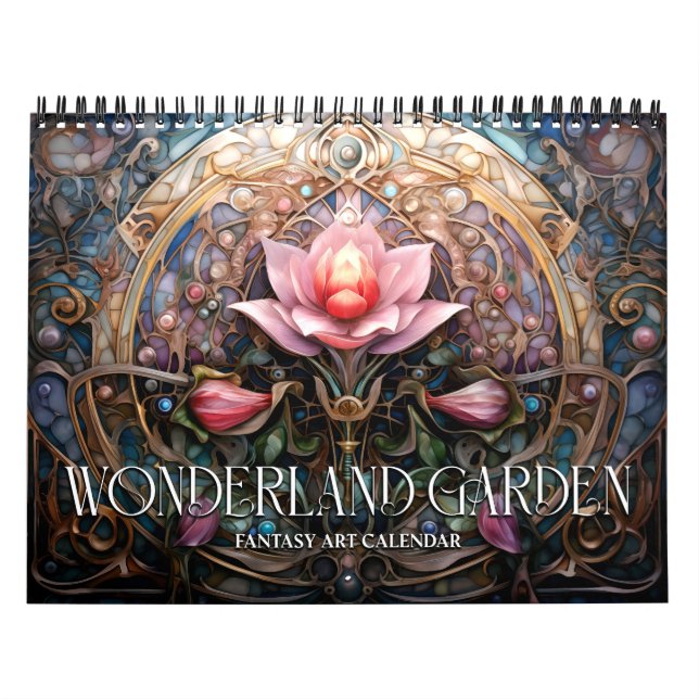 2026 Wonderland Garden Surreal Fantasy Art Calendar (Cover)