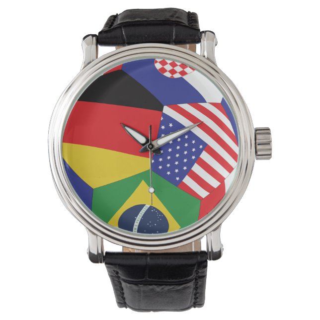 2026 World Cup Soccer Flag Watch (Front)