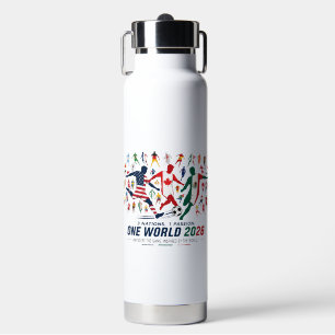 2026 World Soccer Unity: 3 Nations 1 Passion Water Bottle