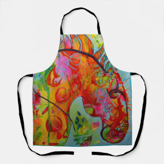 2026, Year of the Fire Horse Apron