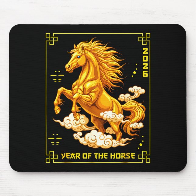 2026 Year Of The Horse _1  Mouse Pad (Front)