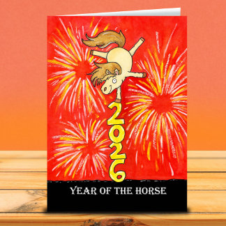 2026 Year of the Horse Greeting Card