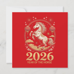 2026 Year of the Horse Greeting Cards