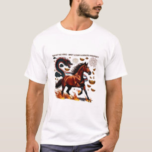 2026 Year of the Horse Triumph, Lunar Zodiac Gift T-Shirt