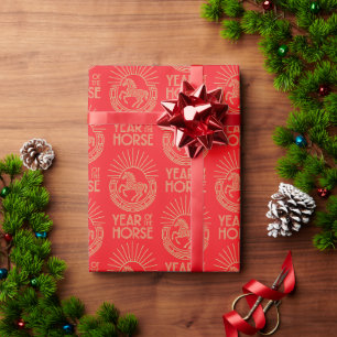 2026 Year of the Horse Wrapping Paper