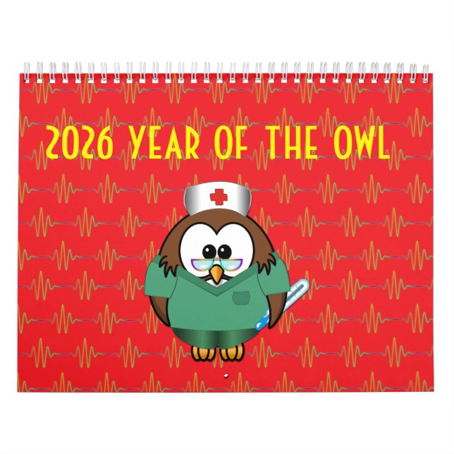 2026 year of the owl calendar (Cover)