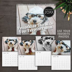 2027 -- 14 Photo Template Full Coverage Calendar