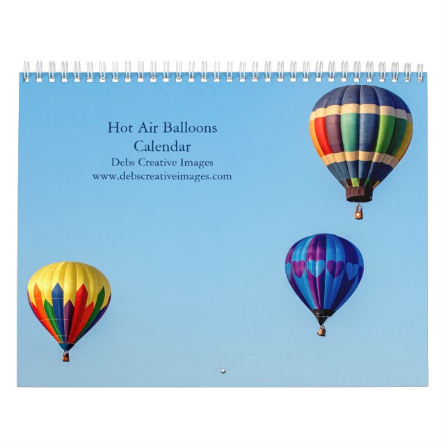 2027 Adirondack Hot Air Balloons | Colourful Calendar (Cover)